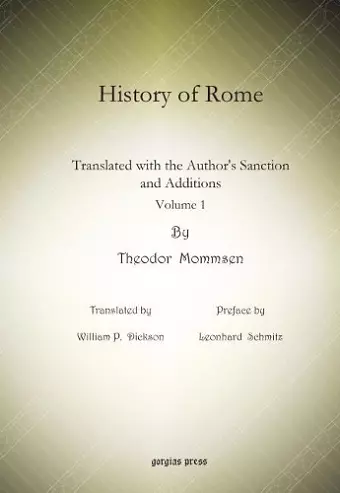 History of Rome (vol 1) cover