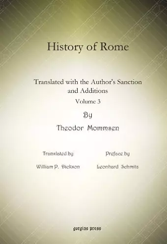 History of Rome (vol 3) cover