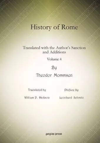 History of Rome (vol 4) cover