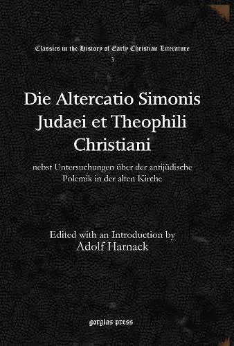 Die Altercatio Simonis Judaei et Theophili Christiani cover