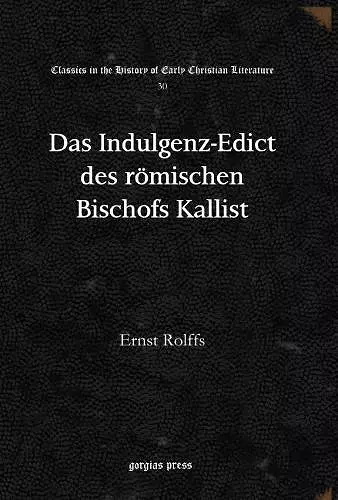 Das Indulgenz-Edict des römischen Bischofs Kallist cover