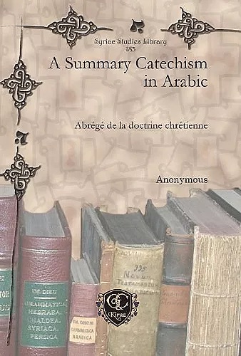 A Summary Catechism in Arabic cover