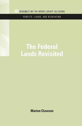 The Federal Lands Revisited cover