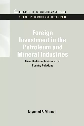 Foreign Investment in the Petroleum and Mineral Industries cover