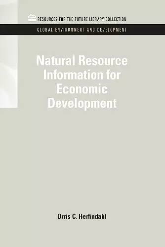 Natural Resource Information for Economic Development cover