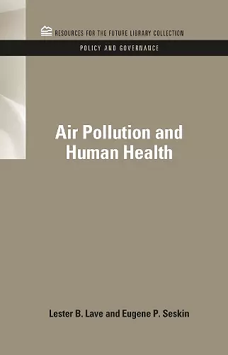 Air Pollution and Human Health cover