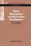 Water Management and Agricultural Development cover