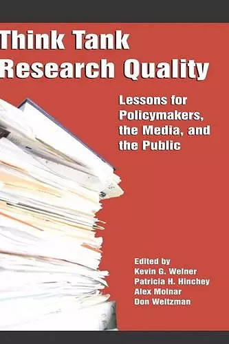 Think Tank Research Quality cover