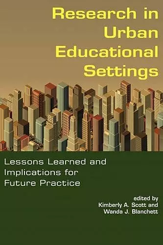 Research in Urban Educational Settings cover