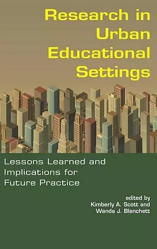 Research in Urban Educational Settings cover