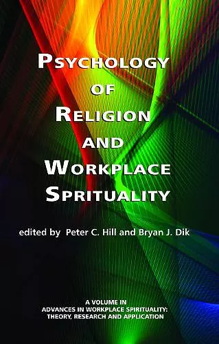Psychology of Religion and Workplace Spirituality cover