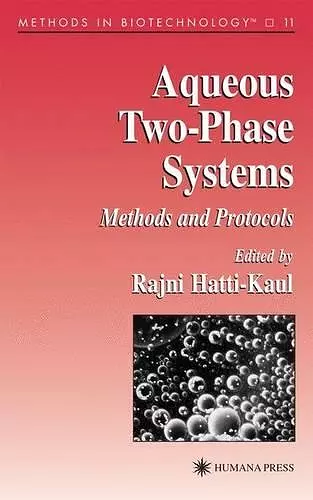 Aqueous Two-Phase Systems cover