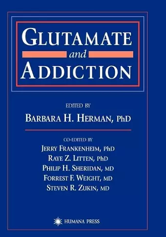 Glutamate and Addiction cover