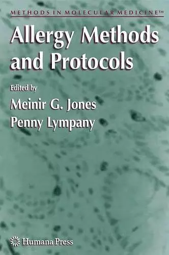 Allergy Methods and Protocols cover
