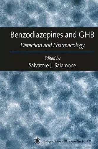 Benzodiazepines and GHB cover