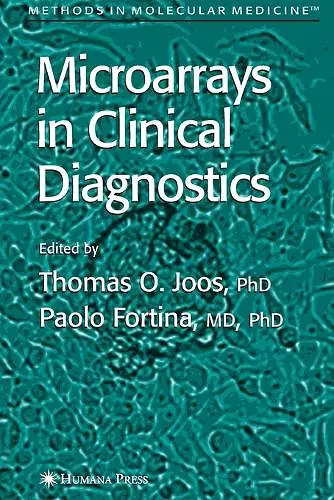 Microarrays in Clinical Diagnostics cover