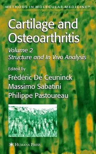 Cartilage and Osteoarthritis cover