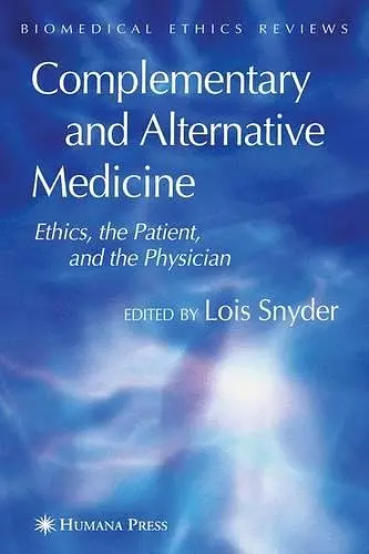 Complementary and Alternative Medicine cover