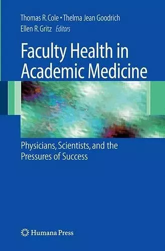 Faculty Health in Academic Medicine cover