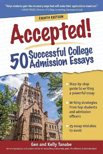 Accepted! 50 Successful College Admission Essays cover