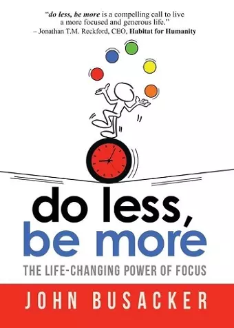 Do Less, Be More cover