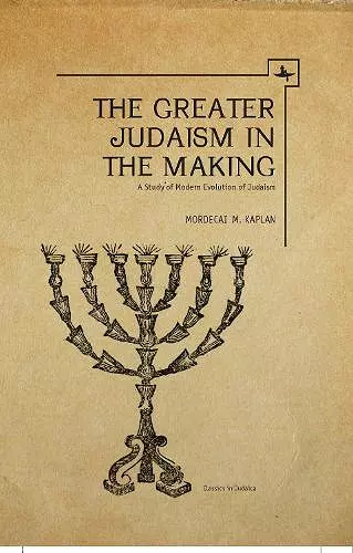 The Greater Judaism in Making cover