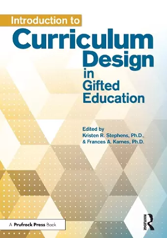 Introduction to Curriculum Design in Gifted Education cover