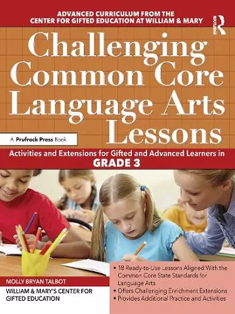 Challenging Common Core Language Arts Lessons cover