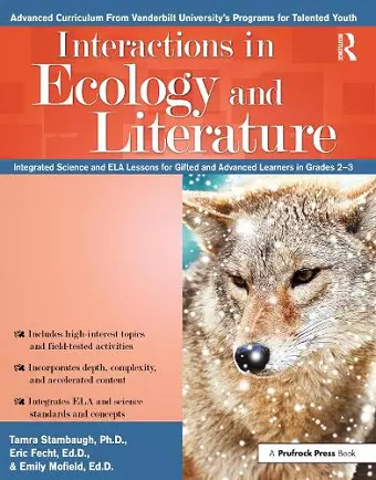 Interactions in Ecology and Literature cover