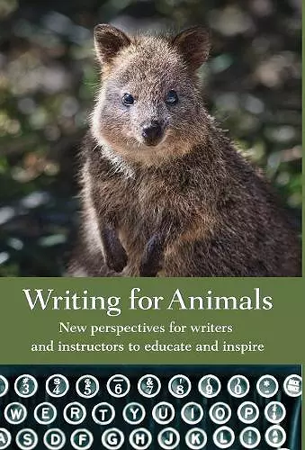 Writing for Animals cover