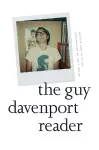 The Guy Davenport Reader cover