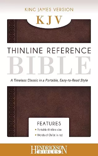 KJV Thinline Reference Bible Chestnut Brown cover