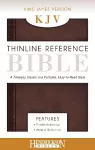 KJV Thinline Reference Bible Chestnut Brown cover