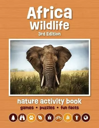 Africa Wildlife Nature Activity Book, 3rd Ed cover