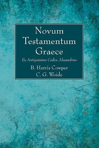 Novum Testamentum Graece cover