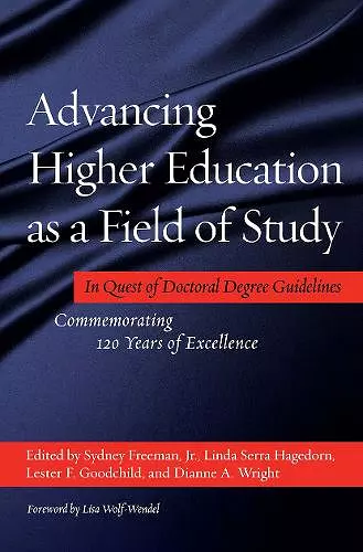 Advancing Higher Education as a Field of Study cover