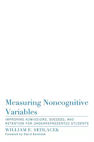 Measuring Noncognitive Variables cover