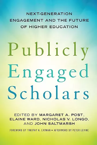 Publicly Engaged Scholars cover