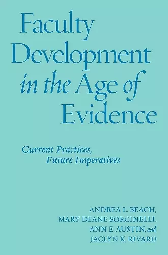 Faculty Development in the Age of Evidence cover