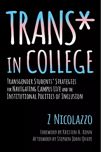 Trans* in College cover