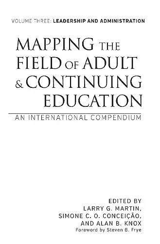 Mapping the Field of Adult and Continuing Education cover