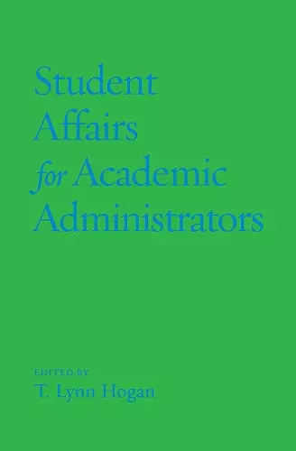 Student Affairs for Academic Administrators cover