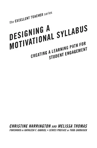 Designing a Motivational Syllabus cover