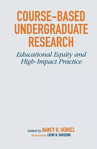 Course-Based Undergraduate Research cover