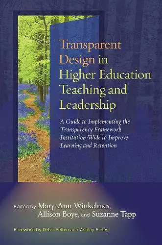 Transparent Design in Higher Education Teaching and Leadership cover