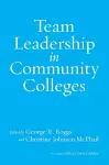 Team Leadership in Community Colleges cover