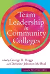 Team Leadership in Community Colleges cover