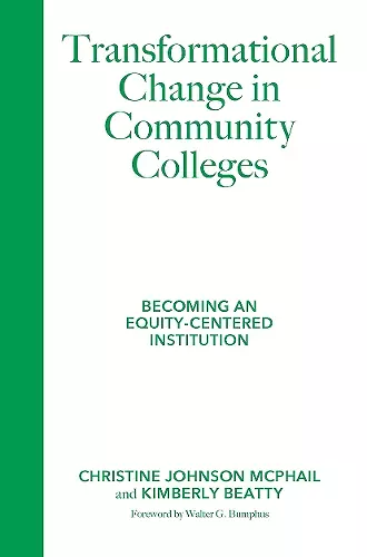 Transformational Change in Community Colleges cover