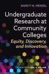 Undergraduate Research at Community Colleges cover