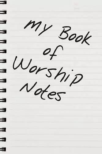 My Book of Worship Notes cover